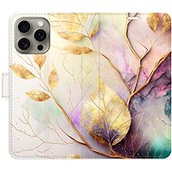 iSaprio Gold Leaves 02 pro iPhone 15 Pro Max - Phone Cover