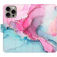 iSaprio PinkBlue Marble pro iPhone 15 Pro Max - Phone Cover