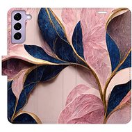 iSaprio Pink Leaves for Samsung Galaxy S22 5G - Phone Cover