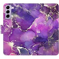iSaprio Purple Marble pro pro Samsung Galaxy S22 5G - Phone Cover