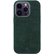 Alcantara cover with MagSafe for iPhone 14 - Green - Phone Cover