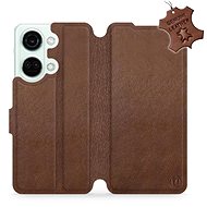 Mobiwear OnePlus Nord 3 5G barna bőr flip tok - L_BRS - Mobiltelefon tok