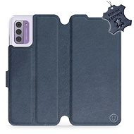 Mobiwear kožený flip pro Nokia G42 - Modré - L_NBS - Phone Case