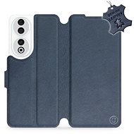 Mobiwear kožené flip pro Honor 90 5G - Modré - L_NBS - Phone Case