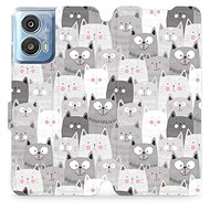 Mobiwear flip book for Motorola Moto G24 Power - M099P - Phone Case