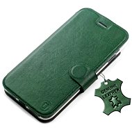 Mobiwear kožené flip pro Realme 10 Pro - Zelené - Phone Case