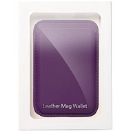 C4M PU MagSafe compatible wallet, dark purple -  MagSafe Wallet