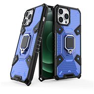 Capsule Ring plastový kryt na iPhone 13 Pro Max, modrý - Phone Cover
