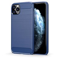 Carbon Case Flexible gumové pouzdro na iPhone 11 Pro Max, modré - Phone Case