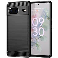 Carbon Case Flexible silicone cover for Google Pixel 7, black - Phone Cover