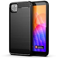 Carbon Case Flexible silikónový kryt na Huawei Y5p, černý - Phone Cover