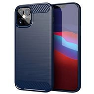 Carbon Case Flexible silikonový kryt na iPhone 12 mini, modrý - Phone Cover