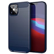 Carbon Case Flexible silikonový kryt na iPhone 12/12 Pro, modrý - Phone Cover