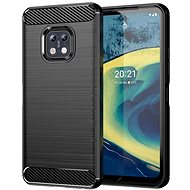 Carbon Case Flexible silikonový kryt na Nokia XR20, černý - Phone Cover