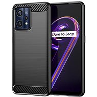 Carbon Case Flexible silikonový kryt na Realme 9 Pro Plus, černý - Phone Cover