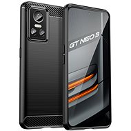 Carbon Case Flexible silikonový kryt na Realme GT Neo 3, černý - Phone Cover
