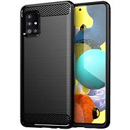 Carbon Case Flexible silikonový kryt na Samsung Galaxy A31, černý - Phone Cover