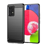 Carbon Case Flexible silicone cover for Samsung Galaxy A53 5G, black - Phone Cover