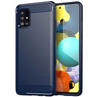 Carbon Case Flexible silikonový kryt na Samsung Galaxy A71 5G, modrý - Phone Cover