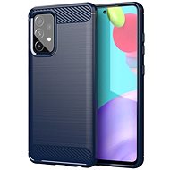 Carbon Case Flexible silicone cover for Samsung Galaxy A72 4G, blue - Phone Cover