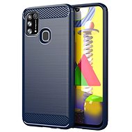 Carbon Case Flexible silikonový kryt na Samsung Galaxy M30s / M21, modrý - Phone Cover