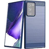 Carbon Case Flexible silikonový kryt na Samsung Galaxy Note 20 Ultra, modrý - Phone Cover