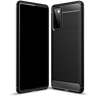 Carbon Case Flexible silikonový kryt na Samsung Galaxy S20 FE 5G, černý - Phone Cover