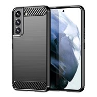 Carbon Case Flexible silicone cover for Samsung Galaxy S22 Plus, black - Phone Cover