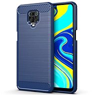 Carbon Case Flexible silikonový kryt na Xiaomi Redmi Note 9 Pro / Redmi Note 9S, modré - Phone Cover