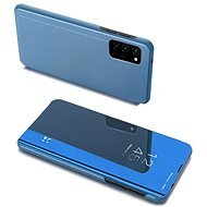 Clear View knižkové puzdro na Samsung Galaxy A03s, modré - Puzdro na mobil