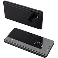 Clear View knížkové pouzdro na Samsung Galaxy A12 / M12, černé - Phone Case