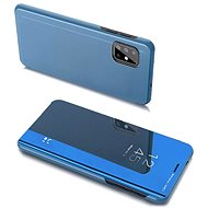 Clear View book case for Samsung Galaxy A20s, blue - Phone Case