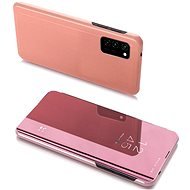 Clear View knížkové pouzdro na Samsung Galaxy A32 5G / 13 5G, růžové - Phone Case