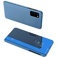 Clear View book case for Samsung Galaxy A72, blue - Phone Case