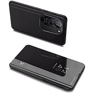Clear View book case for Xiaomi Redmi K40 / Poco F3, black - Phone Case