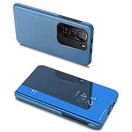 Clear View knížkové pouzdro na Xiaomi Redmi K40 / Poco F3, modré - Phone Case