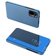 Clear View knížkové pouzdro na Xiaomi Redmi Note 10 Pro, modré - Phone Case