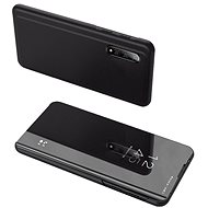 Clear View knížkové pouzdro pro Xiaomi Redmi Note 8 Pro, černé - Phone Case
