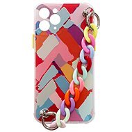 Color Chain silikonový kryt na iPhone XS / X, multicolor, 43292 - Phone Cover