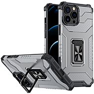 Crystal Ring plastový kryt na iPhone 13 Pro, černý - Phone Cover