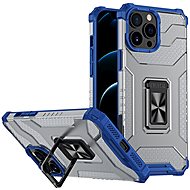 Crystal Ring plastový kryt na iPhone 13 Pro, modrý - Phone Cover