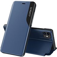 Eco Leather View book case for iPhone 13 Pro, blue - Phone Case