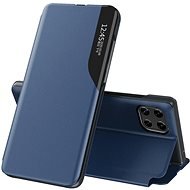 Eco Leather View knížkové pouzdro na Samsung Galaxy A22 4G, modré - Phone Case