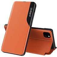 Eco Leather View knížkové pouzdro na Xiaomi Mi 10 Pro / Xiaomi Mi 10, oranžové, 16333 - Phone Case