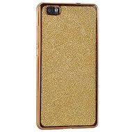 Glitter silikonový kryt na Samsung Galaxy A3 2017, zlatý - Phone Cover