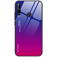 Gradient Glass plastový kryt na Huawei P40 Lite E, růžový/fialový - Phone Cover