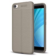 gumové pouzdro Litchi Pattern na Xiaomi Redmi 5A, šedé - Phone Case