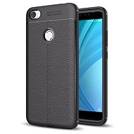 gumové pouzdro Litchi Pattern na Xiaomi Redmi Note 5A Prime, černé - Phone Case
