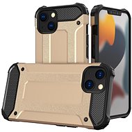 Hybrid Armor plastový kryt na iPhone 13, zlatý - Phone Cover