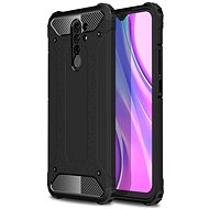 Hybrid Armor plastový kryt na Xiaomi Redmi 9, černý - Phone Cover